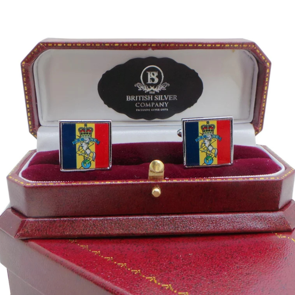 REME Silver Cufflinks with Luxury Gift Case