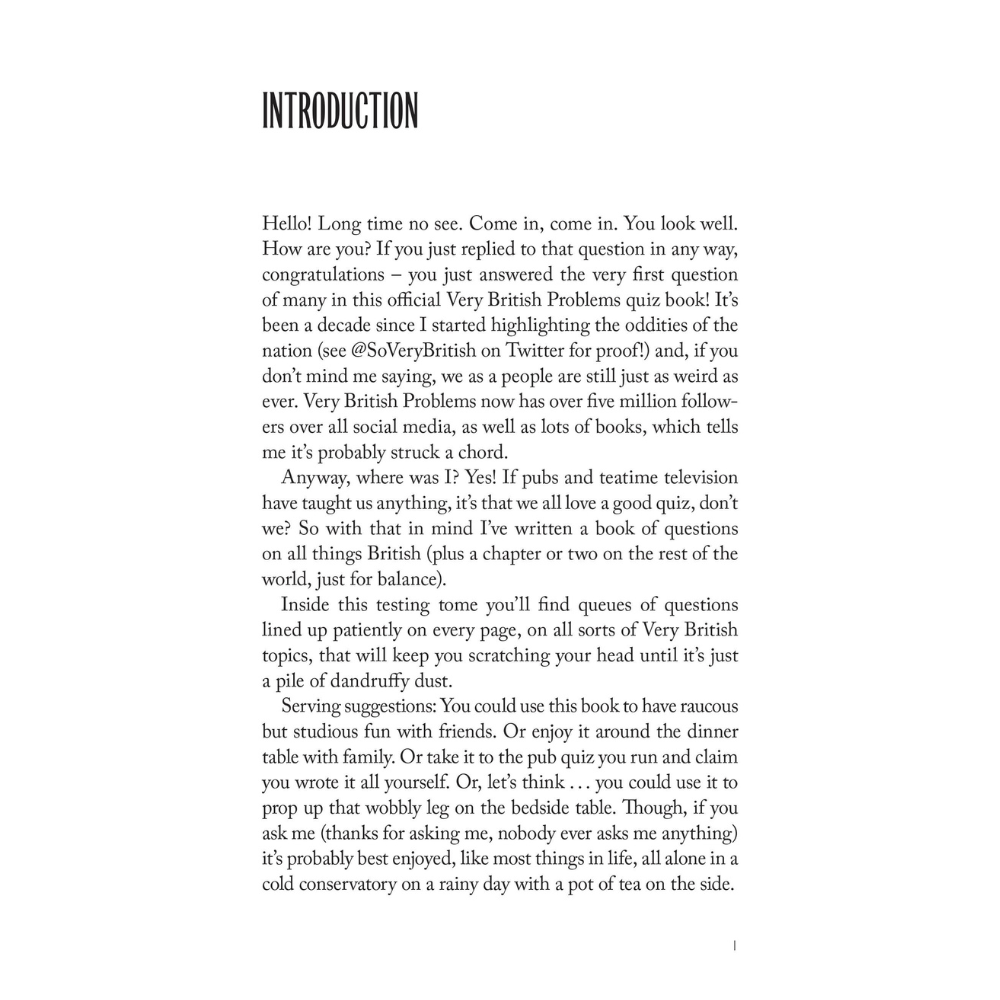 Very British Problems Quiz Book