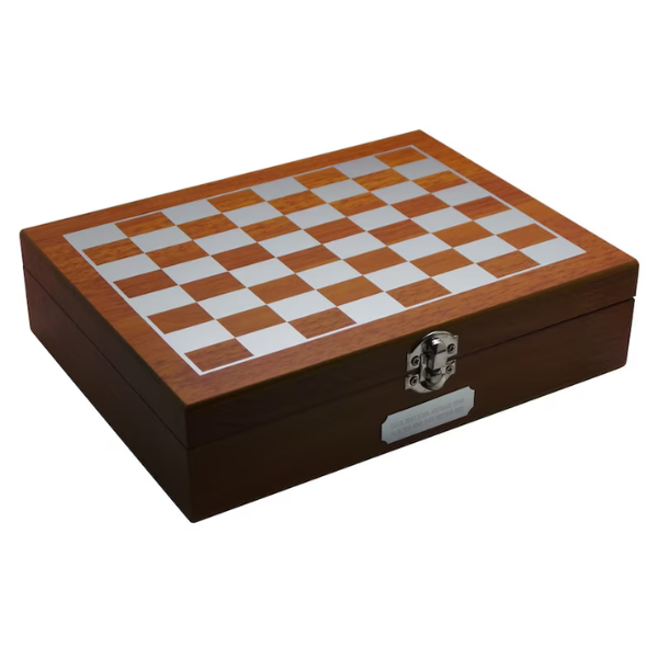 Personalised Royal Marines Chess and Gift Set