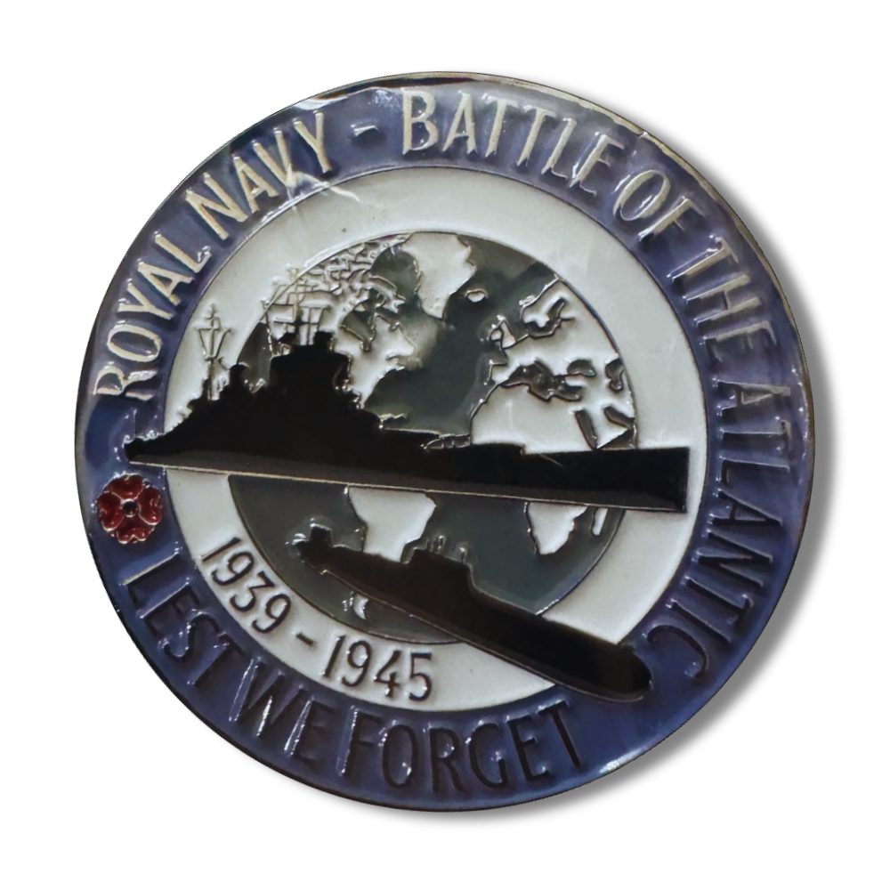 Battle of the Atlantic Pin Badge