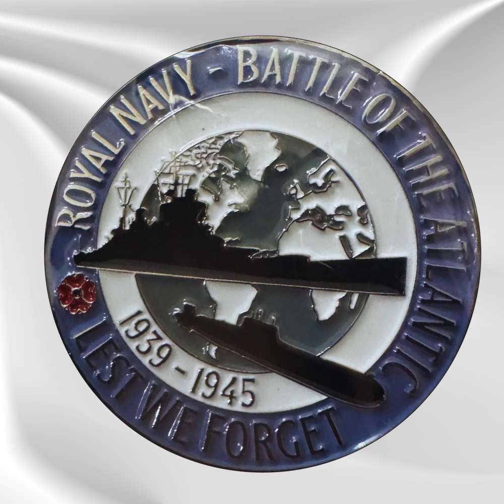 Battle of the Atlantic Pin Badge