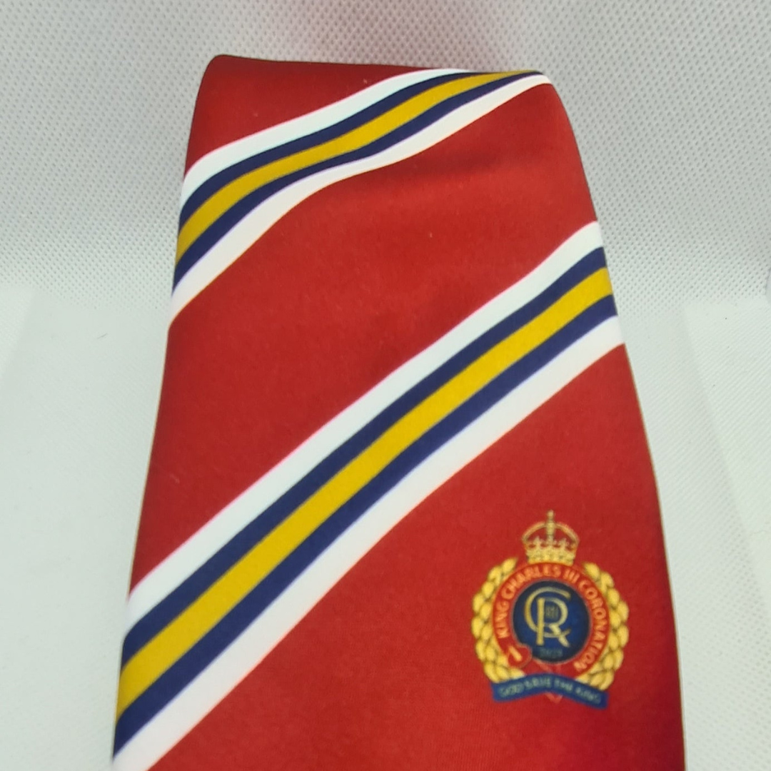 King Charles III Coronation Commemorative Tie