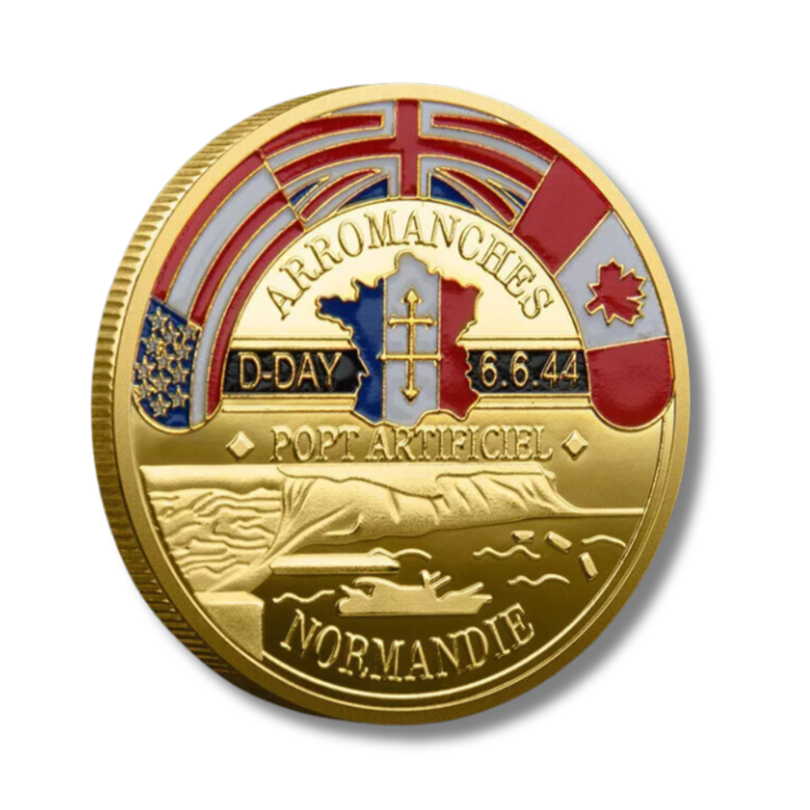 D-DAY 80th Anniversary Normandie Coin