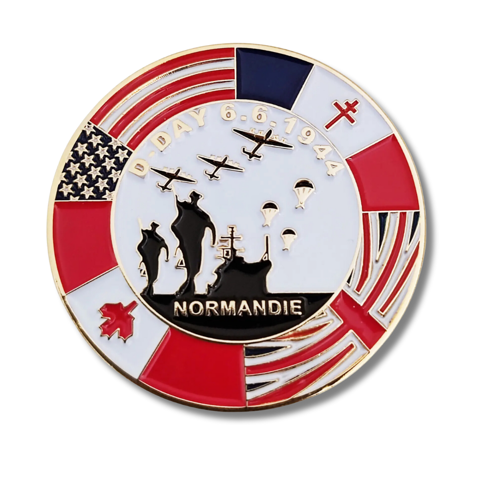 D-DAY Anniversary Normandie Pin Badge