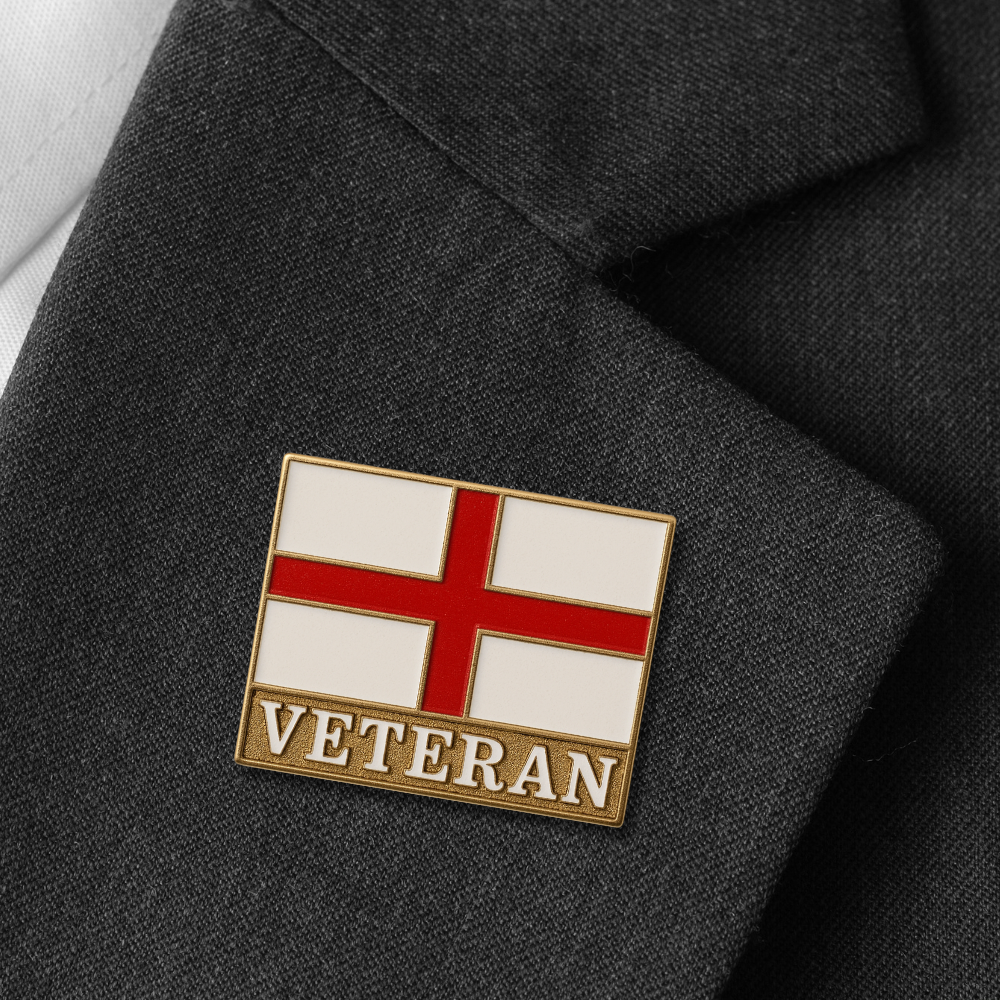 England Veteran Pin Badge