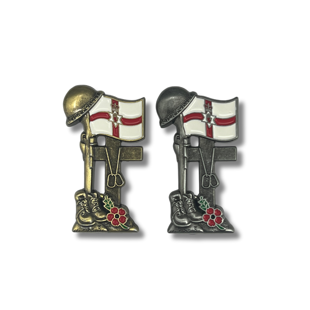 Never Forget Remembrance Pin - Northern Ireland Edition