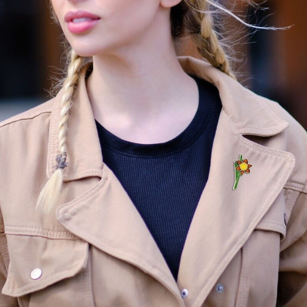 Wales Daffodil Pin Badge