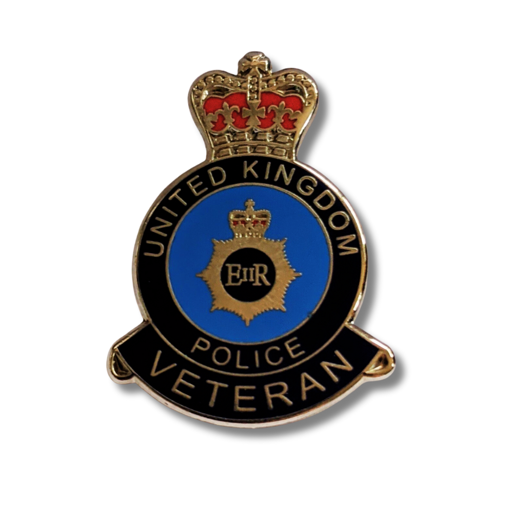 UK Police Veteran Pin Badge