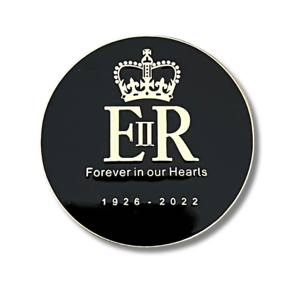 Queen Elizabeth II “Forever in our Hearts” Commemorative Pin Badge