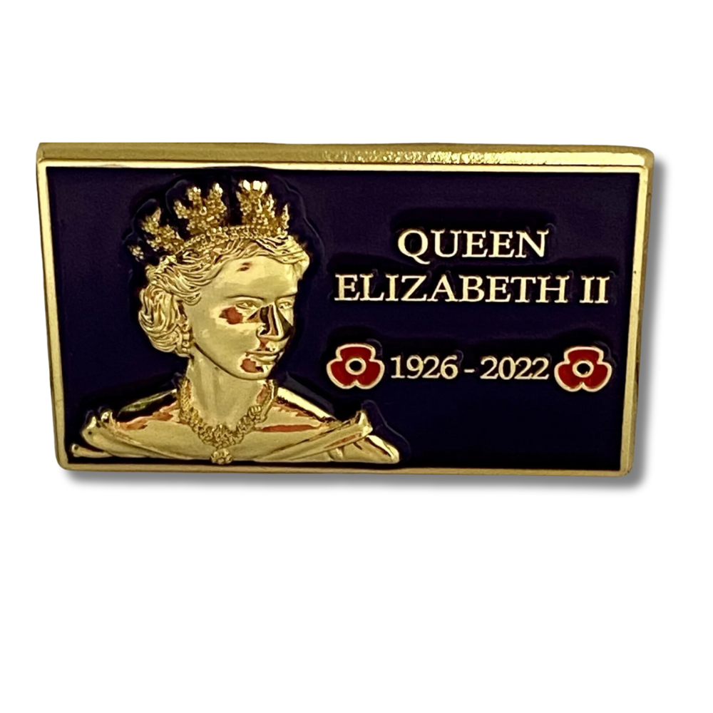 Queen Elizabeth II 1952 Portrait Remembrance Pin Badge