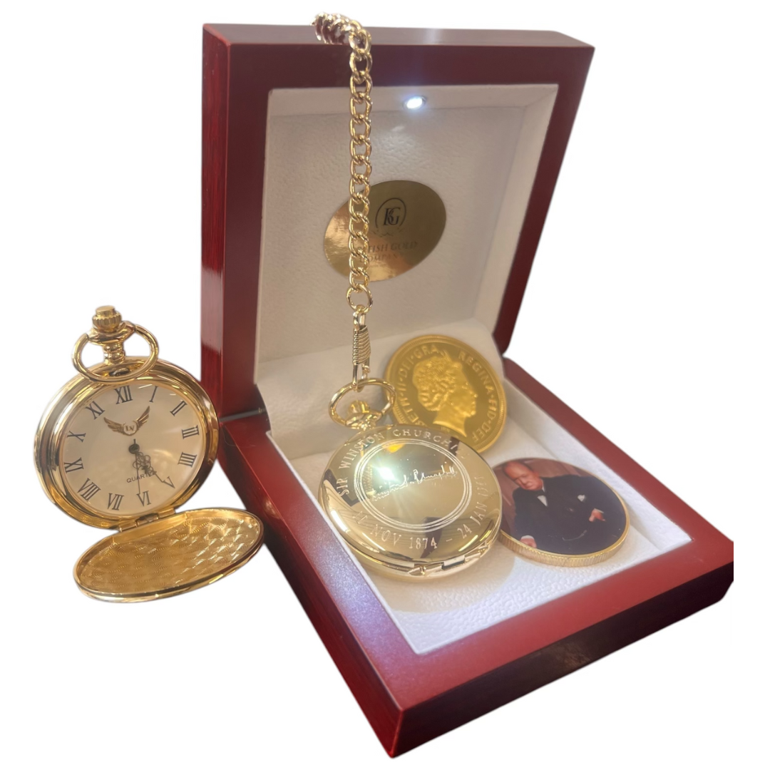 The Churchill Collector's 24k Gold-Plated Set
