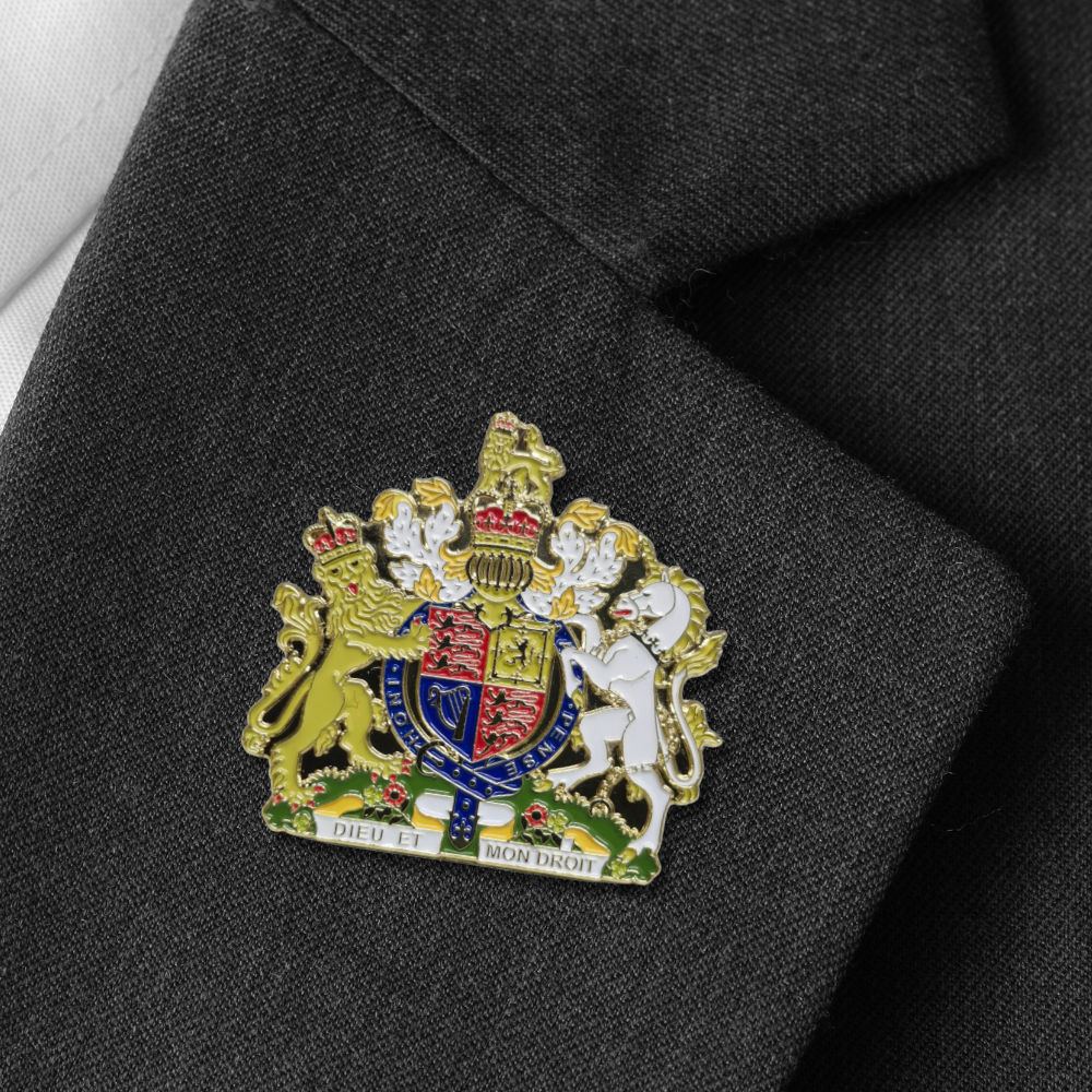 United Kingdom Coat of Arms Pin Badge