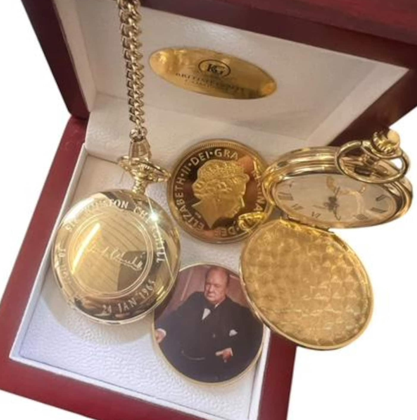 The Churchill Collector's 24k Gold-Plated Set