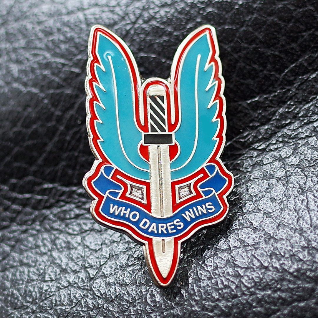 Who Dares Wins British SAS Mountain Troops Pin Badge