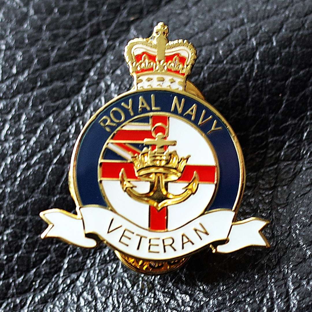 Royal Navy Veteran Pin Badge