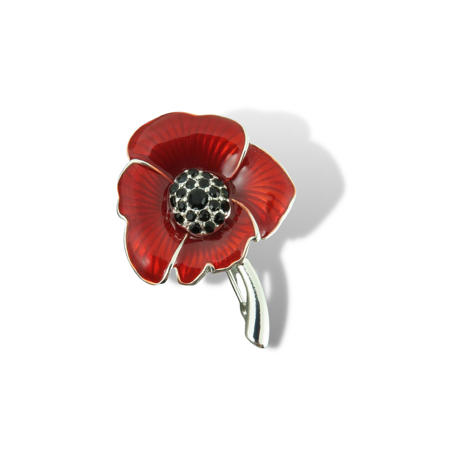 Hand Enamelled Remembrance Brooch