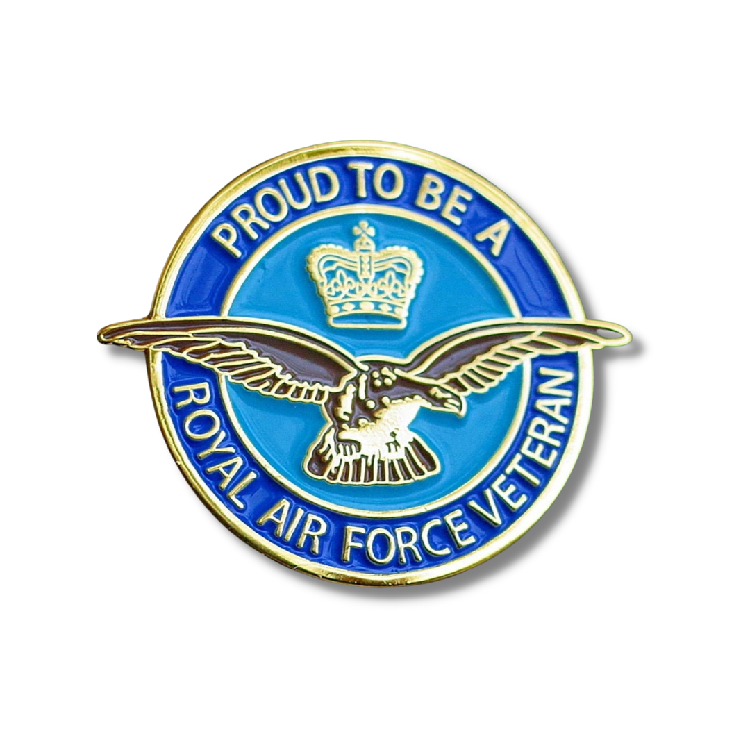 Proud RAF Veteran Triple Pin Bundle
