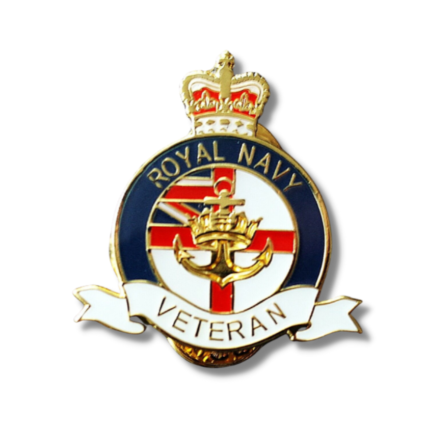 Royal Navy Veteran Pin Badge
