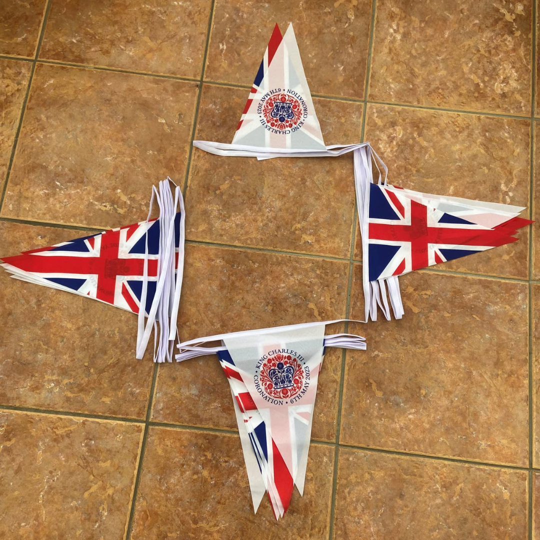 Tri shape Union/Coronation Bunting