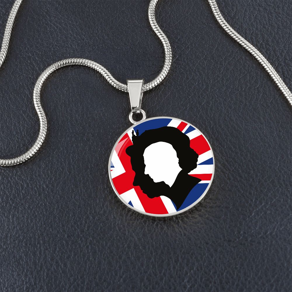 King Charles III and Queen Elizabeth II Necklace