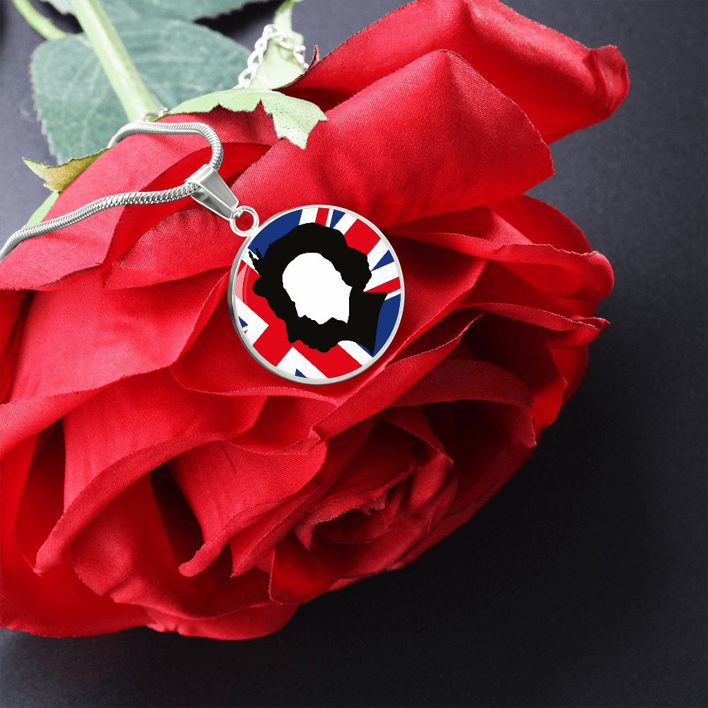 King Charles III and Queen Elizabeth II Necklace