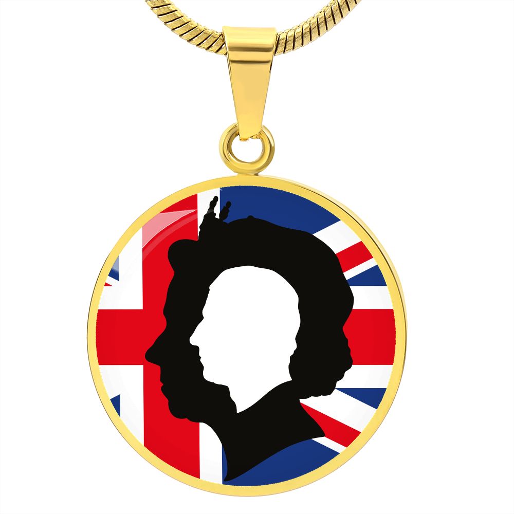 King Charles III and Queen Elizabeth II Necklace