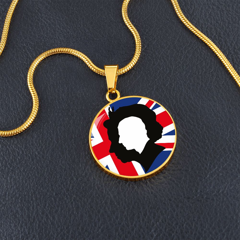 King Charles III and Queen Elizabeth II Necklace