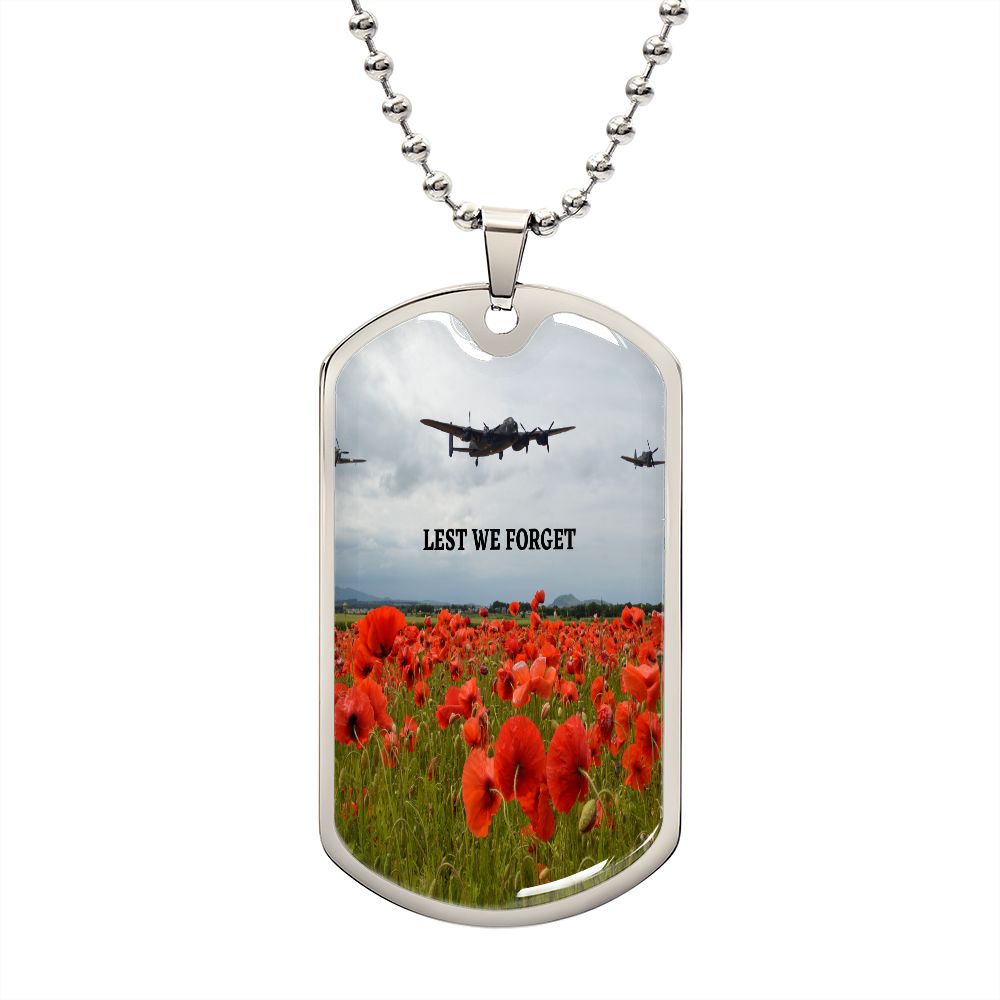 Lest We Forget Military Chain
