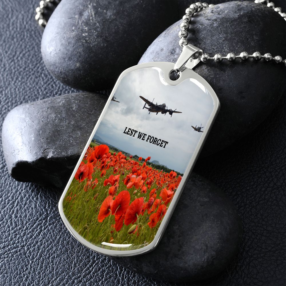 Lest We Forget Military Chain