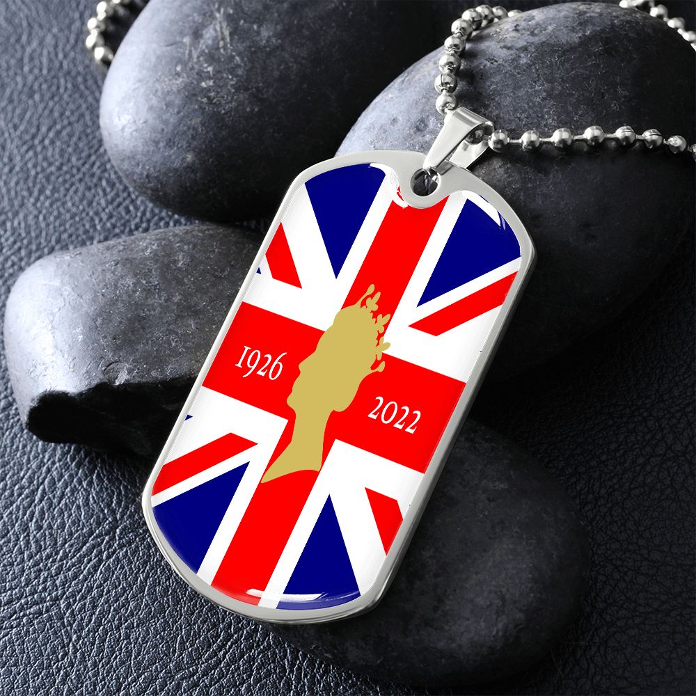 1926 - 2022 Queen Elizabeth II Military Necklace
