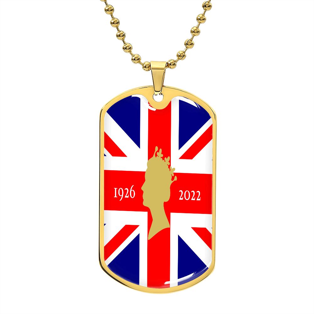 1926 - 2022 Queen Elizabeth II Military Necklace