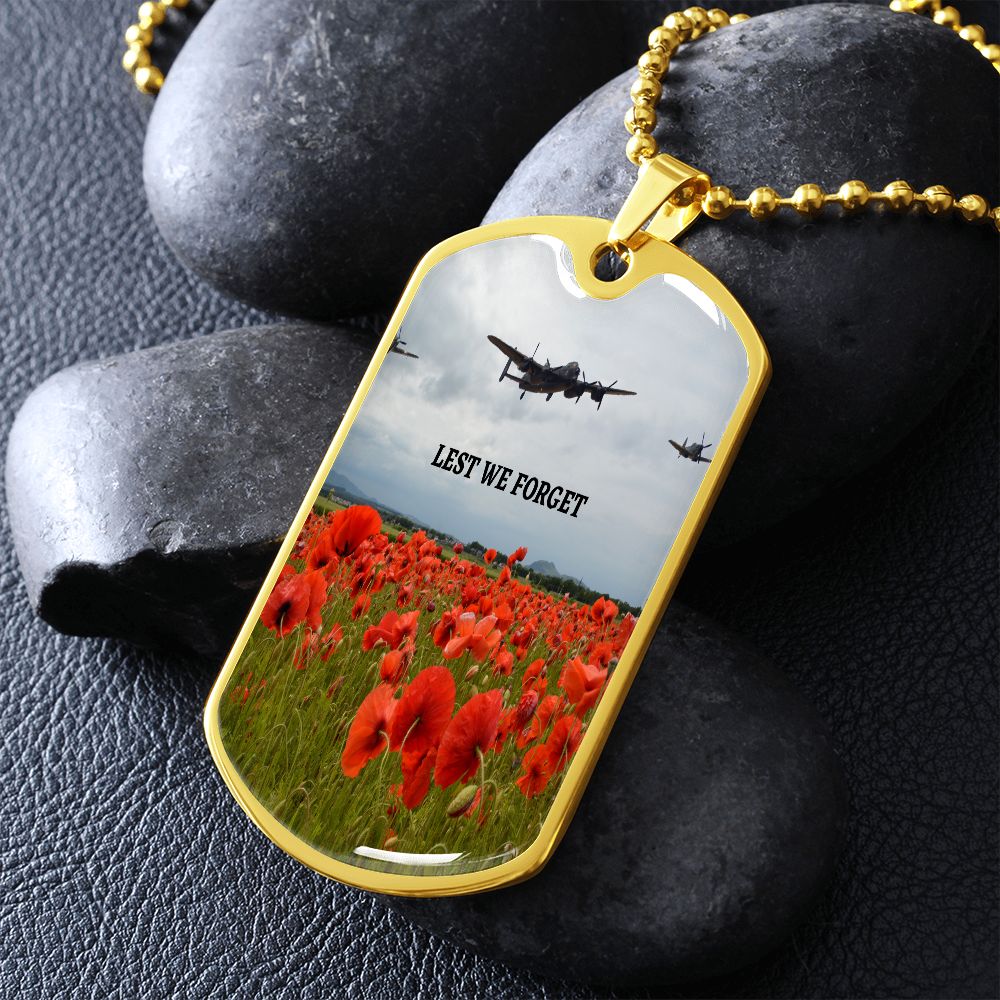 Lest We Forget Military Chain