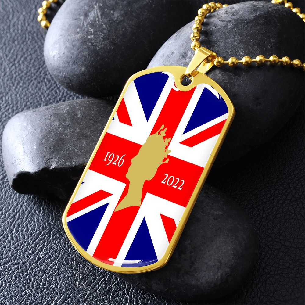1926 - 2022 Queen Elizabeth II Military Necklace