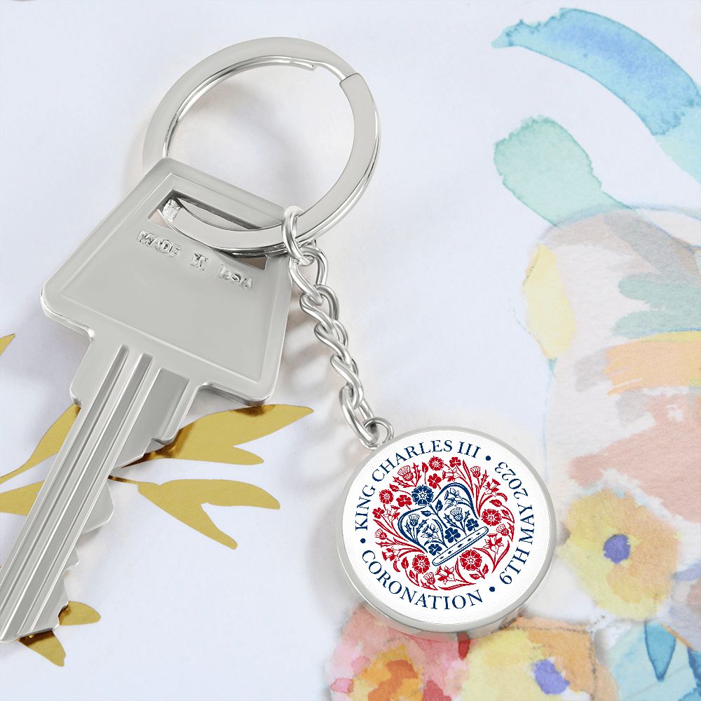 Official Coronation Logo Keyring