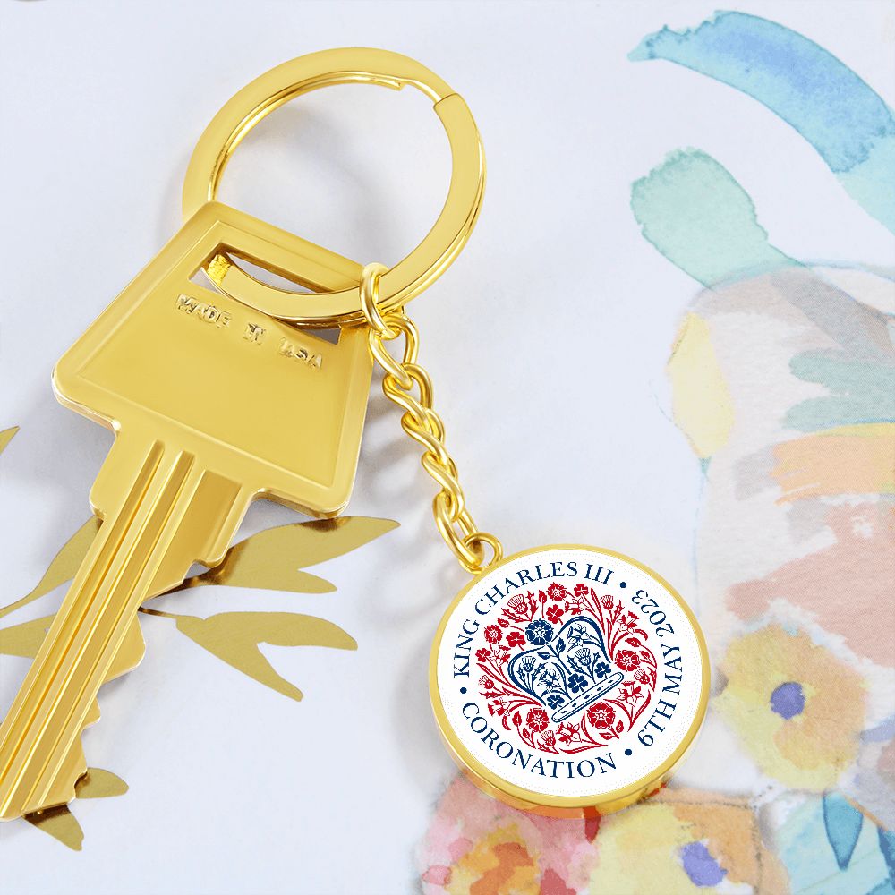 Official Coronation Logo Keyring