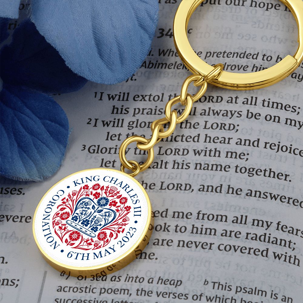Official Coronation Logo Keyring