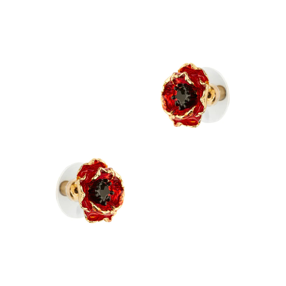 Flanders Flower Stud Earrings