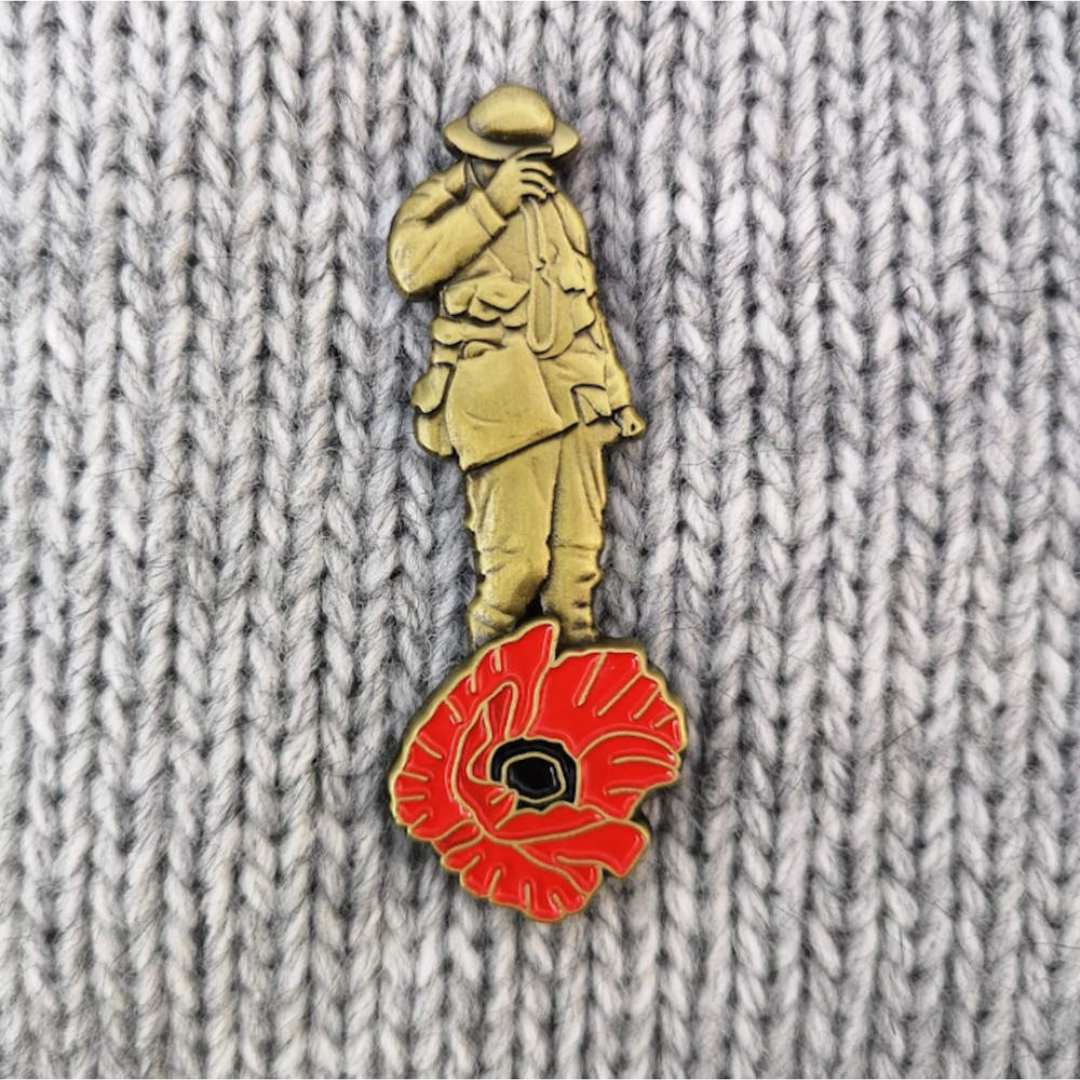 Lone Soldier Remembrance Pin Badge