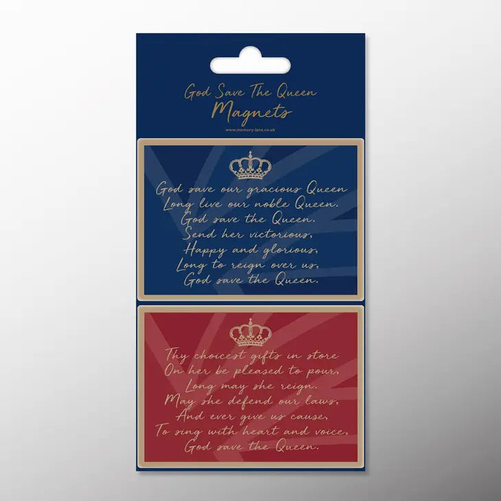 God Save the Queen - Set of Two Magnets