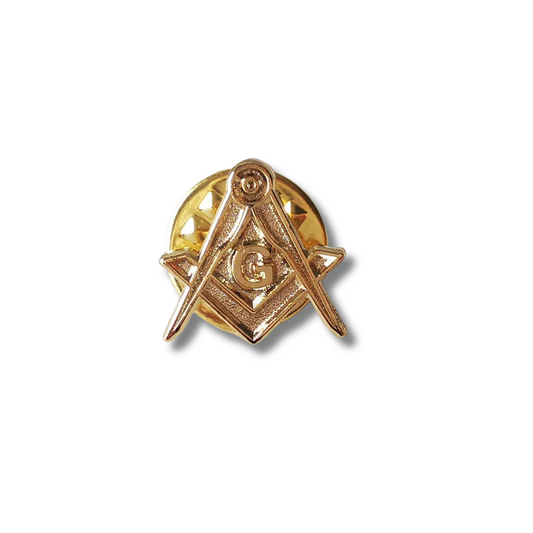 Freemason Unity's Compass Pin Badge