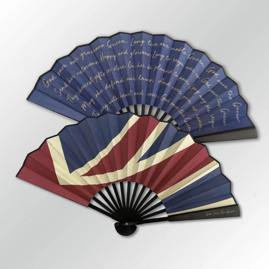 God Save The Queen - BAMBOO AND SILK FAN