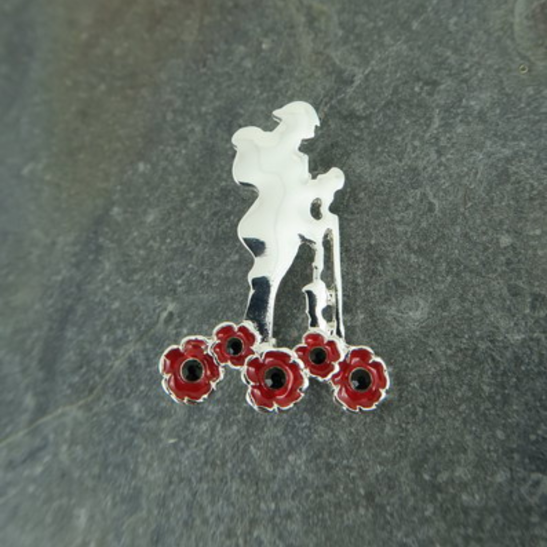 Tommy Soldier Memorial Brooch