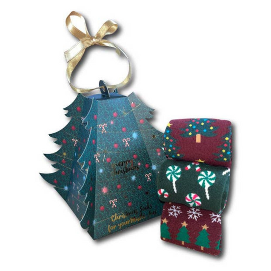 Christmas Tree Socks Gift Set