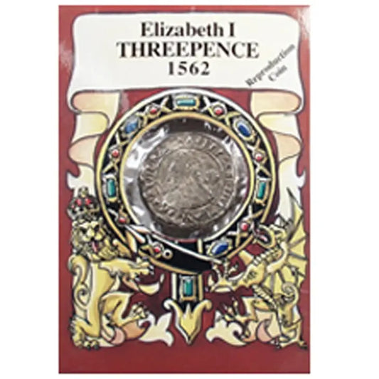 Elizabeth I Threepence Coin (With Story Card)