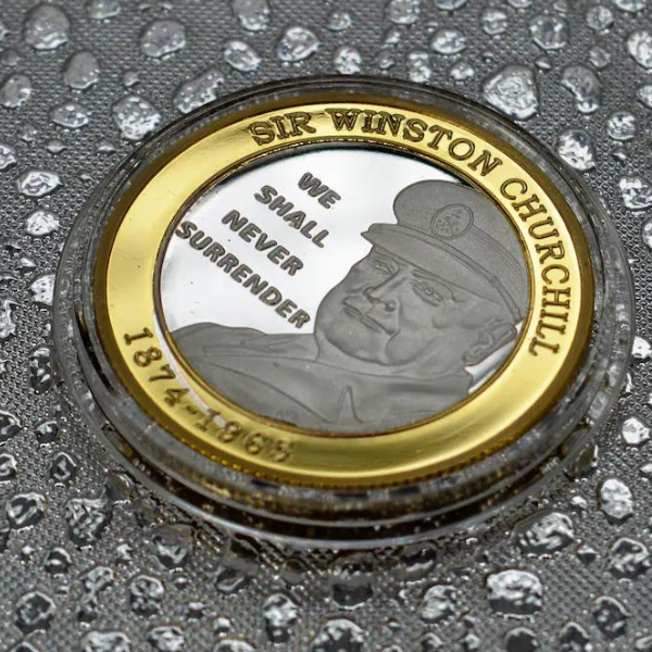 D-DAY Landings & Sir Winston Churchill Commemorative Coin