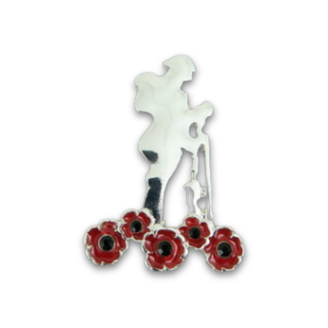 Tommy Soldier Memorial Brooch