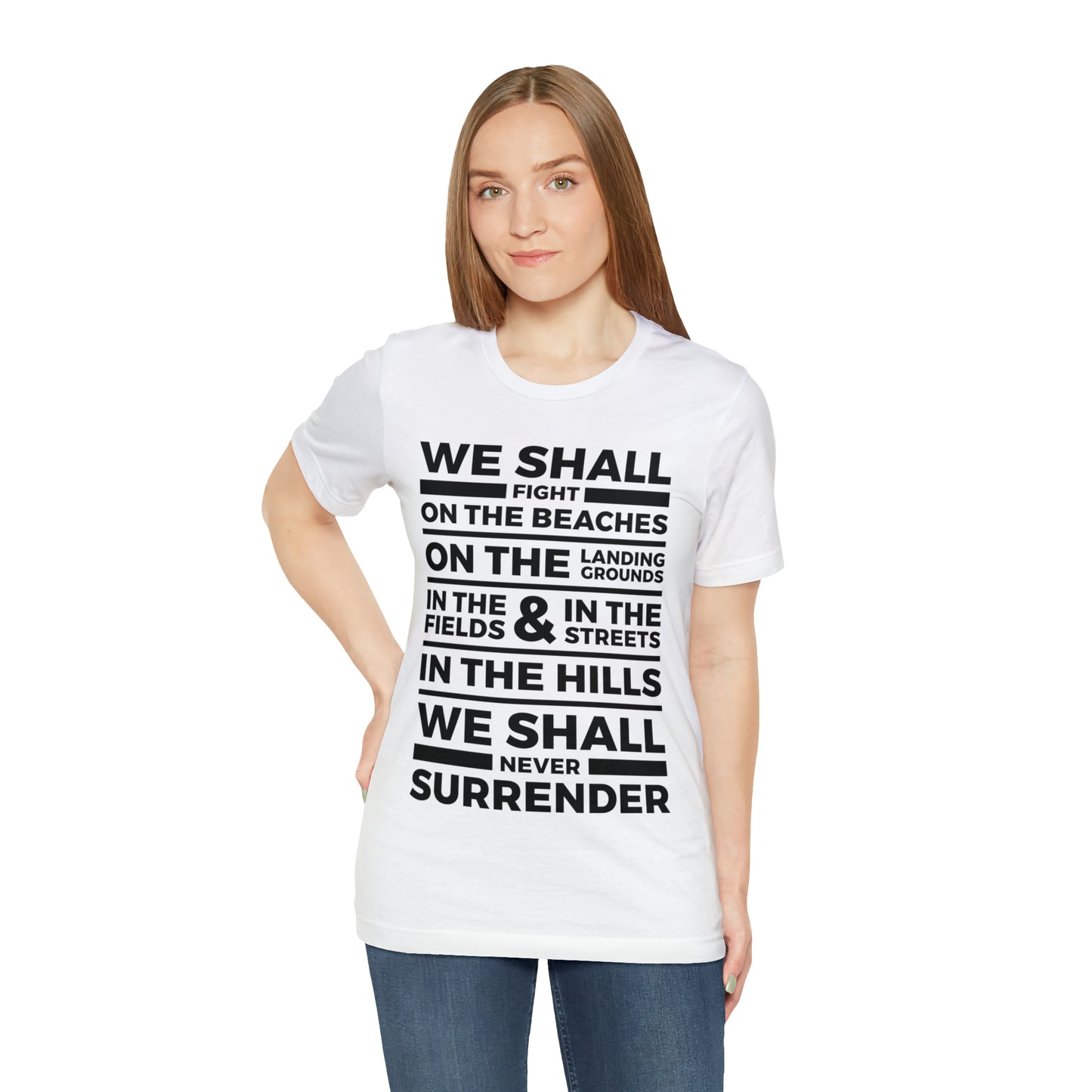 Winston Churchill Never Surrender T Shirt