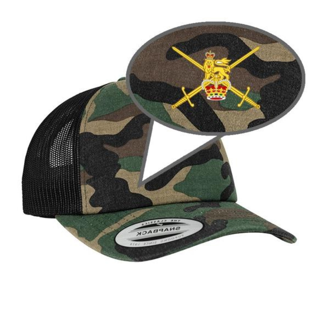 British Army Crossed Swords Cameo Baseball Hat