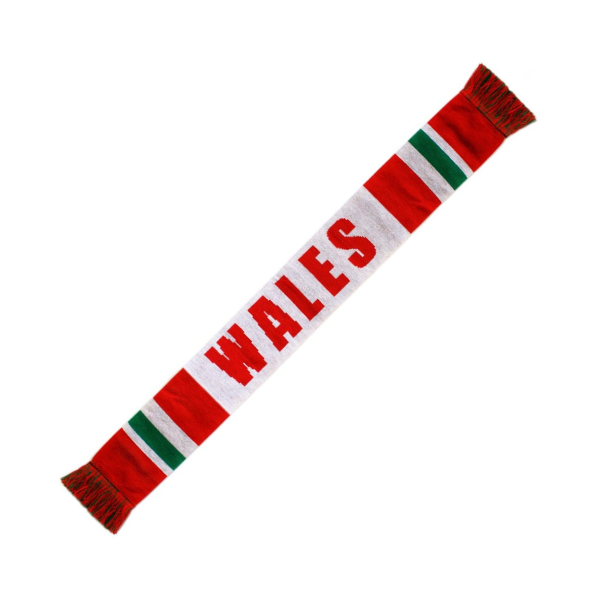 Wales Cymru Double Knitted Scarf