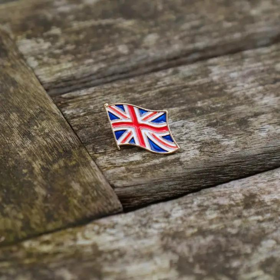 Union Jack Flag Lapel Pin Brooch